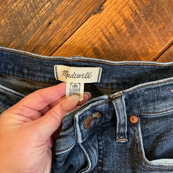 Madewell Skinny Flare High Rise Dark Wash Jeans Size 28 - Picture 11 of 15